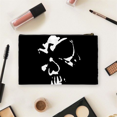 Gothic Skull Cosmetic Bag (Medium) from ArtsNow.com Back