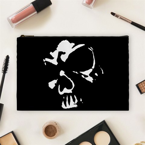 Gothic Skull Cosmetic Bag (Large) from ArtsNow.com Front