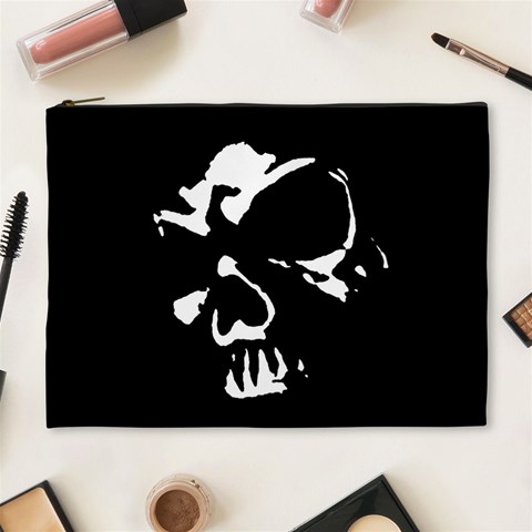 Gothic Skull Cosmetic Bag (XL) from ArtsNow.com Front