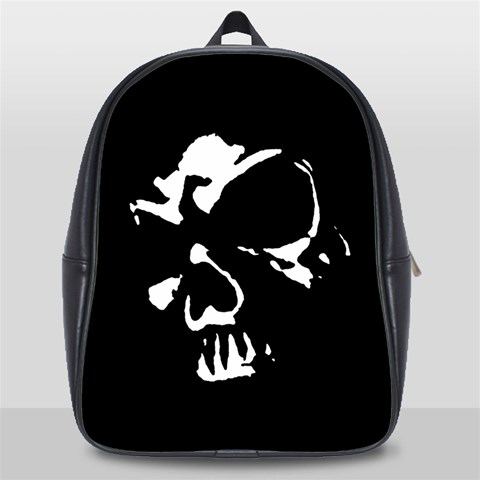 Gothic Skull School Bag (Large) from ArtsNow.com Front