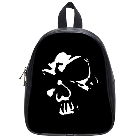 Gothic Skull School Bag (Small) from ArtsNow.com Front