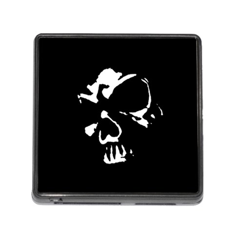 Gothic Skull Memory Card Reader with Storage (Square) from ArtsNow.com Front