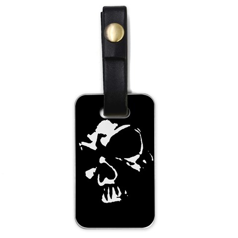 Gothic Skull Luggage Tag (one side) from ArtsNow.com Front