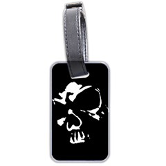 Gothic Skull Luggage Tag (two sides) from ArtsNow.com Front