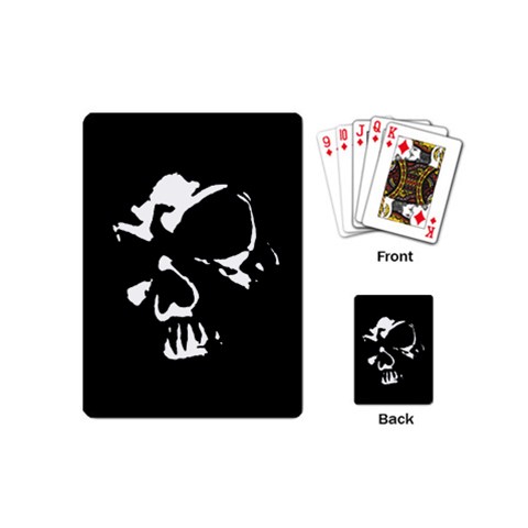 Gothic Skull Playing Cards (Mini) from ArtsNow.com Back