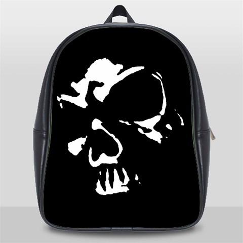 Gothic Skull School Bag (XL) from ArtsNow.com Front