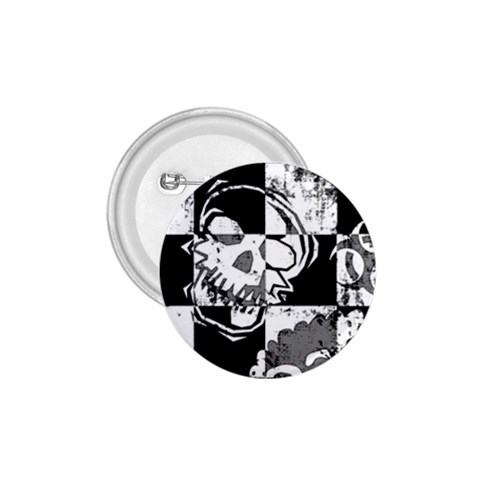 Grunge Skull 1.75  Button from ArtsNow.com Front