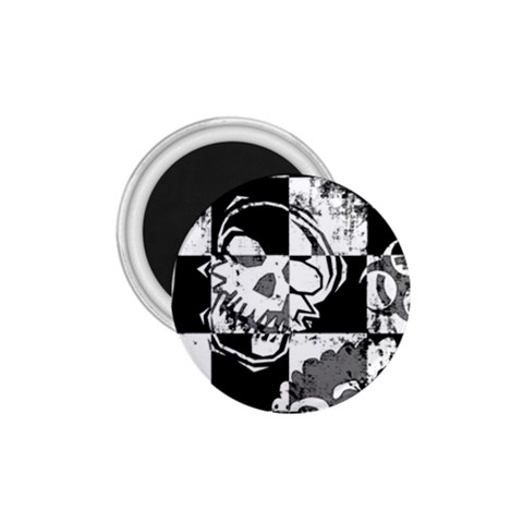 Grunge Skull 1.75  Magnet from ArtsNow.com Front