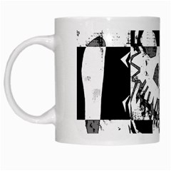 Grunge Skull White Mug from ArtsNow.com Left