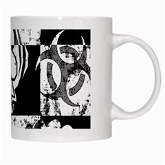 Grunge Skull White Mug from ArtsNow.com Right