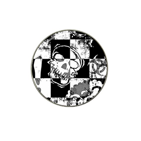 Grunge Skull Hat Clip Ball Marker (10 pack) from ArtsNow.com Front