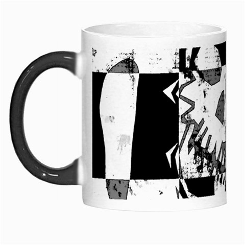 Grunge Skull Morph Mug from ArtsNow.com Left