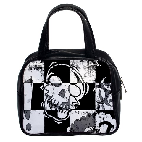 Grunge Skull Classic Handbag (Two Sides) from ArtsNow.com Front