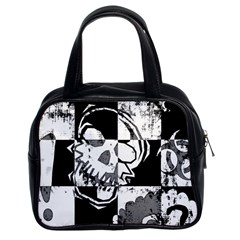 Grunge Skull Classic Handbag (Two Sides) from ArtsNow.com Front