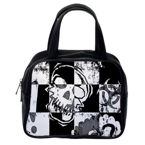 Grunge Skull Classic Handbag (Two Sides) from ArtsNow.com Back