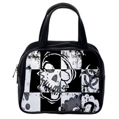 Grunge Skull Classic Handbag (Two Sides) from ArtsNow.com Back