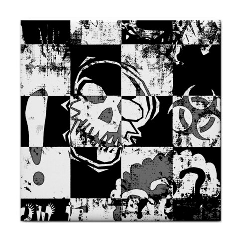 Grunge Skull Face Towel from ArtsNow.com Front