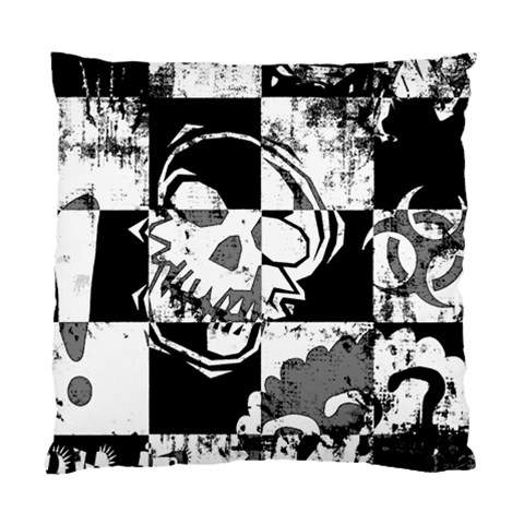 Grunge Skull Cushion Case (One Side) from ArtsNow.com Front