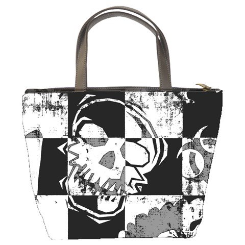 Grunge Skull Bucket Bag from ArtsNow.com Back