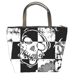 Grunge Skull Bucket Bag from ArtsNow.com Back