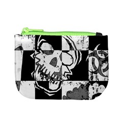 Grunge Skull Mini Coin Purse from ArtsNow.com Front