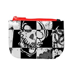 Grunge Skull Mini Coin Purse from ArtsNow.com Front