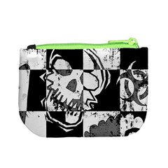 Grunge Skull Mini Coin Purse from ArtsNow.com Back