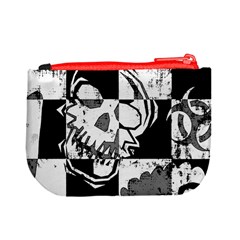 Grunge Skull Mini Coin Purse from ArtsNow.com Back