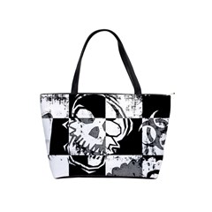 Grunge Skull Classic Shoulder Handbag from ArtsNow.com Front