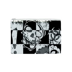 Grunge Skull Cosmetic Bag (Medium) from ArtsNow.com Front