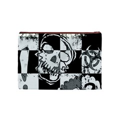 Grunge Skull Cosmetic Bag (Medium) from ArtsNow.com Back