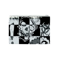 Grunge Skull Cosmetic Bag (Medium) from ArtsNow.com Back