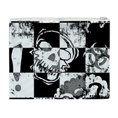 Grunge Skull Cosmetic Bag (XL) from ArtsNow.com Back