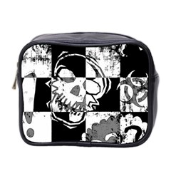 Grunge Skull Mini Toiletries Bag (Two Sides) from ArtsNow.com Front