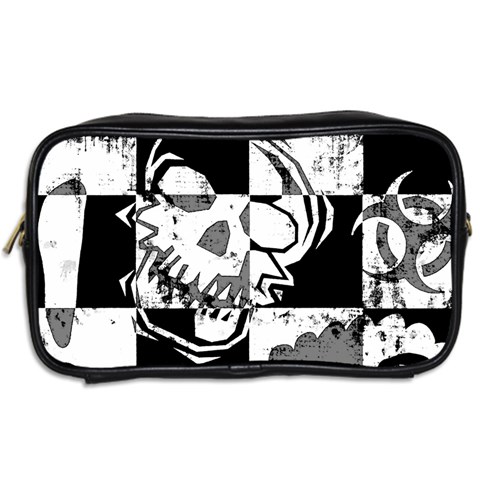 Grunge Skull Toiletries Bag (Two Sides) from ArtsNow.com Back