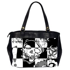 Grunge Skull Oversize Office Handbag (Two Sides) from ArtsNow.com Back