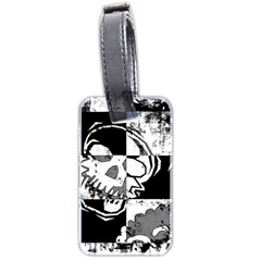 Grunge Skull Luggage Tag (two sides) from ArtsNow.com Back