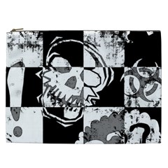 Grunge Skull Cosmetic Bag (XXL) from ArtsNow.com Front