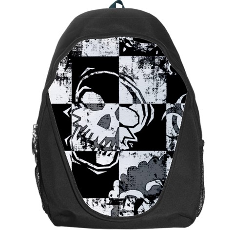 Grunge Skull Backpack Bag from ArtsNow.com Front