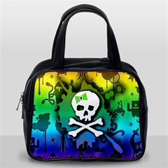 Kawaii Rainbow Skull Classic Handbag (Two Sides) from ArtsNow.com Back