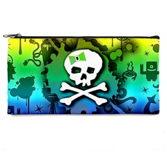 Kawaii Rainbow Skull Pencil Case from ArtsNow.com Front