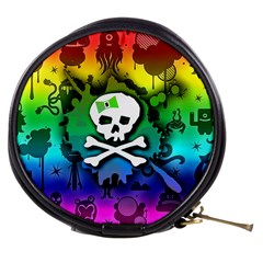 Kawaii Rainbow Skull Mini Makeup Bag from ArtsNow.com Front