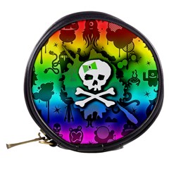 Kawaii Rainbow Skull Mini Makeup Bag from ArtsNow.com Back