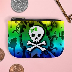 Kawaii Rainbow Skull Mini Coin Purse from ArtsNow.com Front