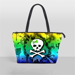 Kawaii Rainbow Skull Classic Shoulder Handbag from ArtsNow.com Front