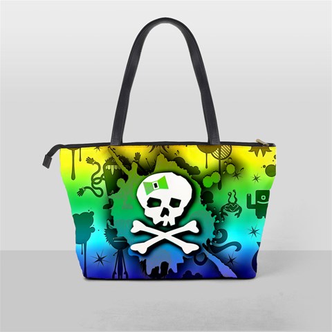 Kawaii Rainbow Skull Classic Shoulder Handbag from ArtsNow.com Back