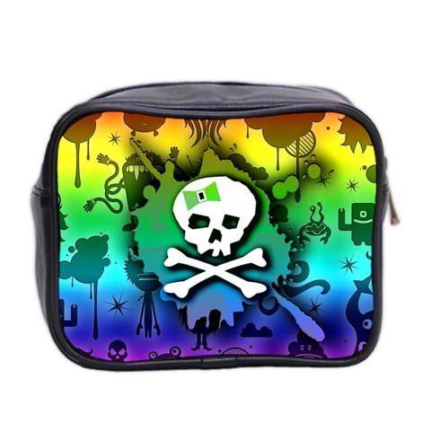 Kawaii Rainbow Skull Mini Toiletries Bag (Two Sides) from ArtsNow.com Back