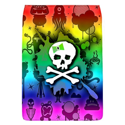 Kawaii Rainbow Skull Removable Flap Cover (Large) from ArtsNow.com Front