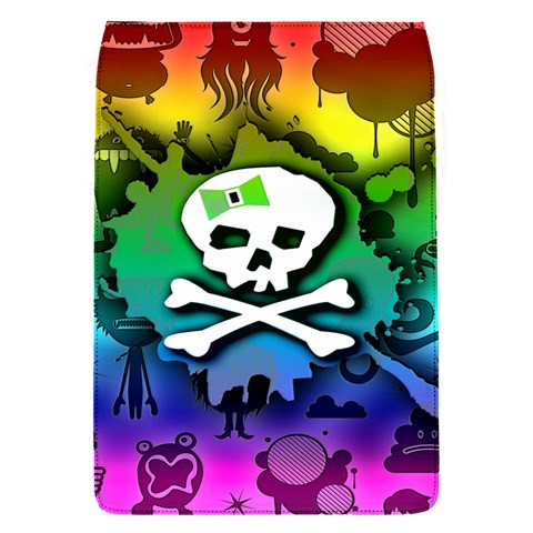 Kawaii Rainbow Skull Removable Flap Cover (Small) from ArtsNow.com Front