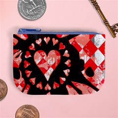 Love Heart Splatter Mini Coin Purse from ArtsNow.com Front